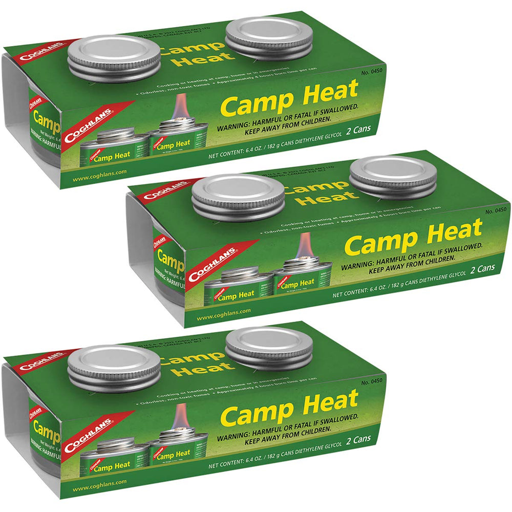 Coghlan's 450 Camp Heat pack shot; ready for camping meals