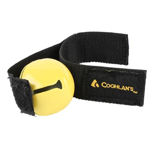 Coghlan's Bear Bell on backpack helps announce your presence on trails