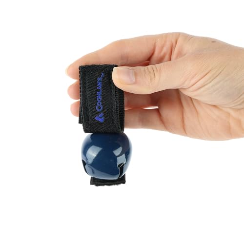 Coghlan's bear bell velcro strap attachment demonstrates easy securement to gear.