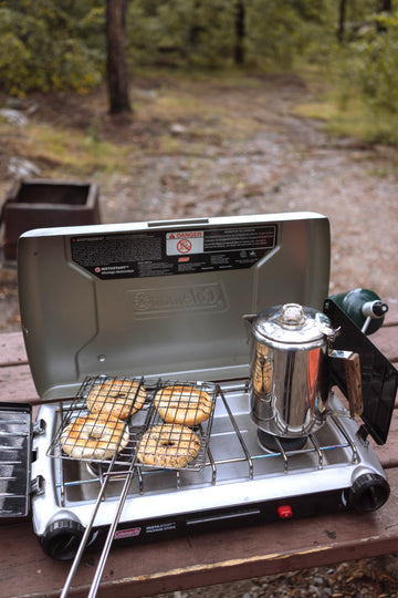 Coghlan's Broiler 29.5-inch handle keeps hands safe while you grill.