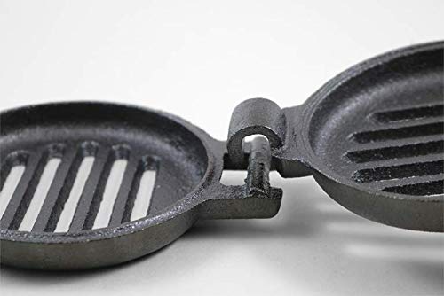 Coghlan's broiler showing double cooking surface for efficient camp grilling