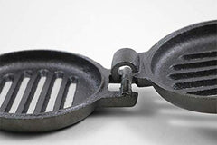 Coghlan's broiler showing double cooking surface for efficient camp grilling