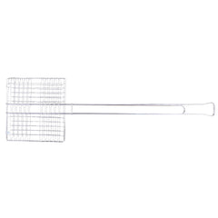 Coghlan's Broiler with locking handle maintains distance from heat during cooking.