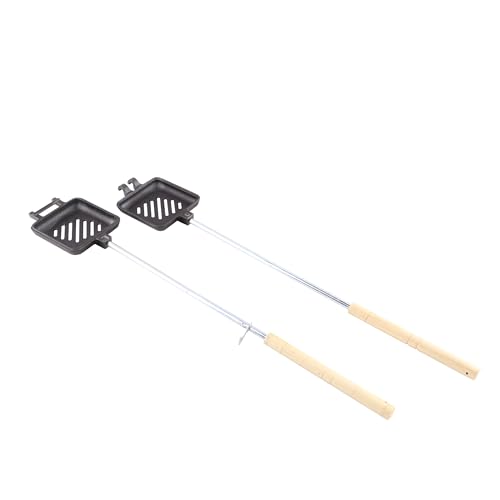 Coghlan's cast iron broiler with a slotted design for grease drainage during grilling.