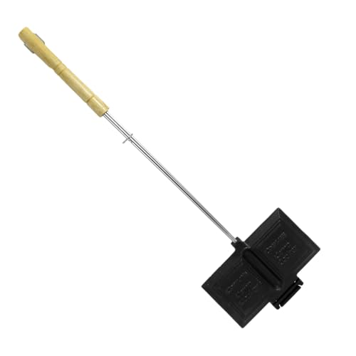 Coghlan's cast iron camp cooker with removable handles for easy packing.