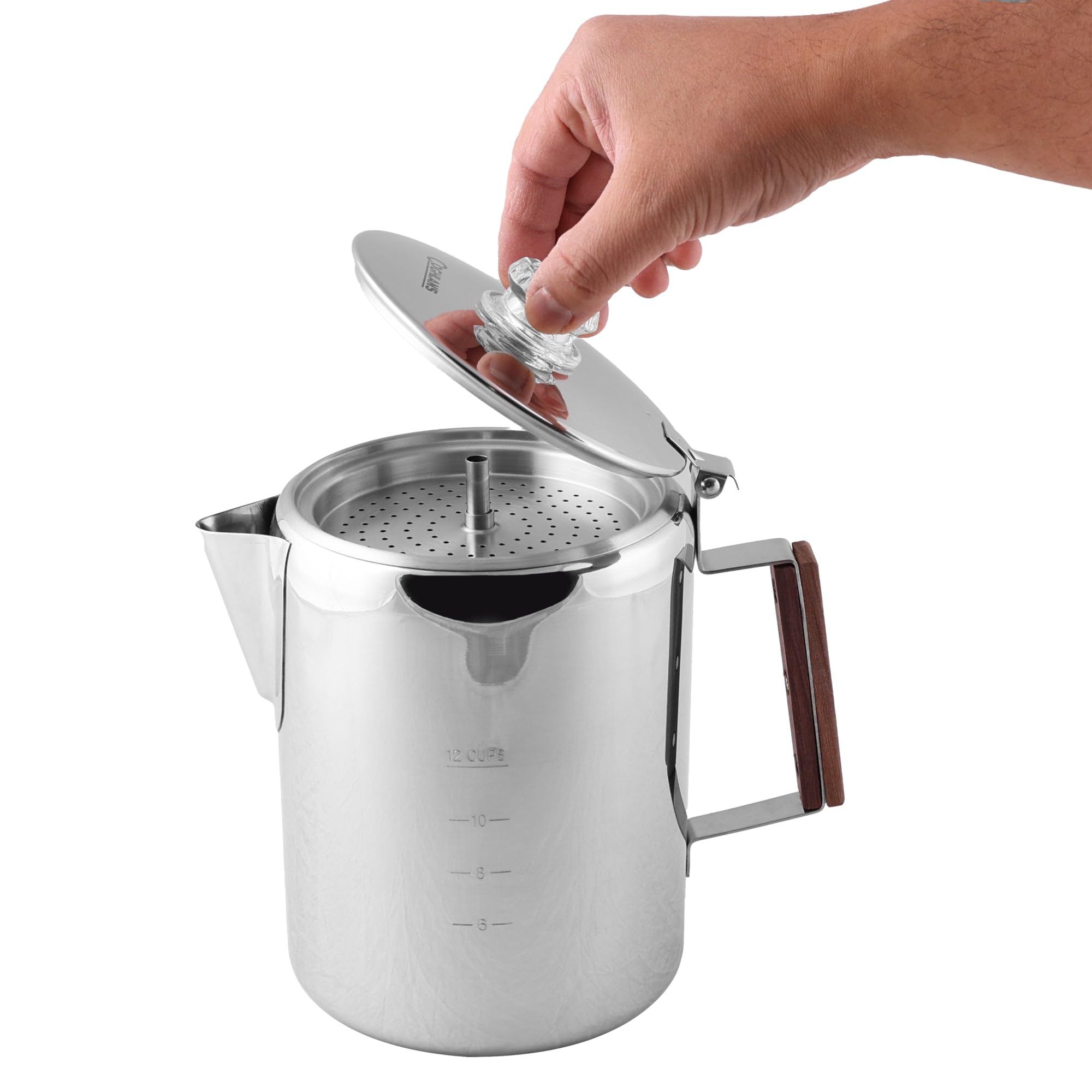 Coghlan's campsite setup brews up to 12 cups for groups