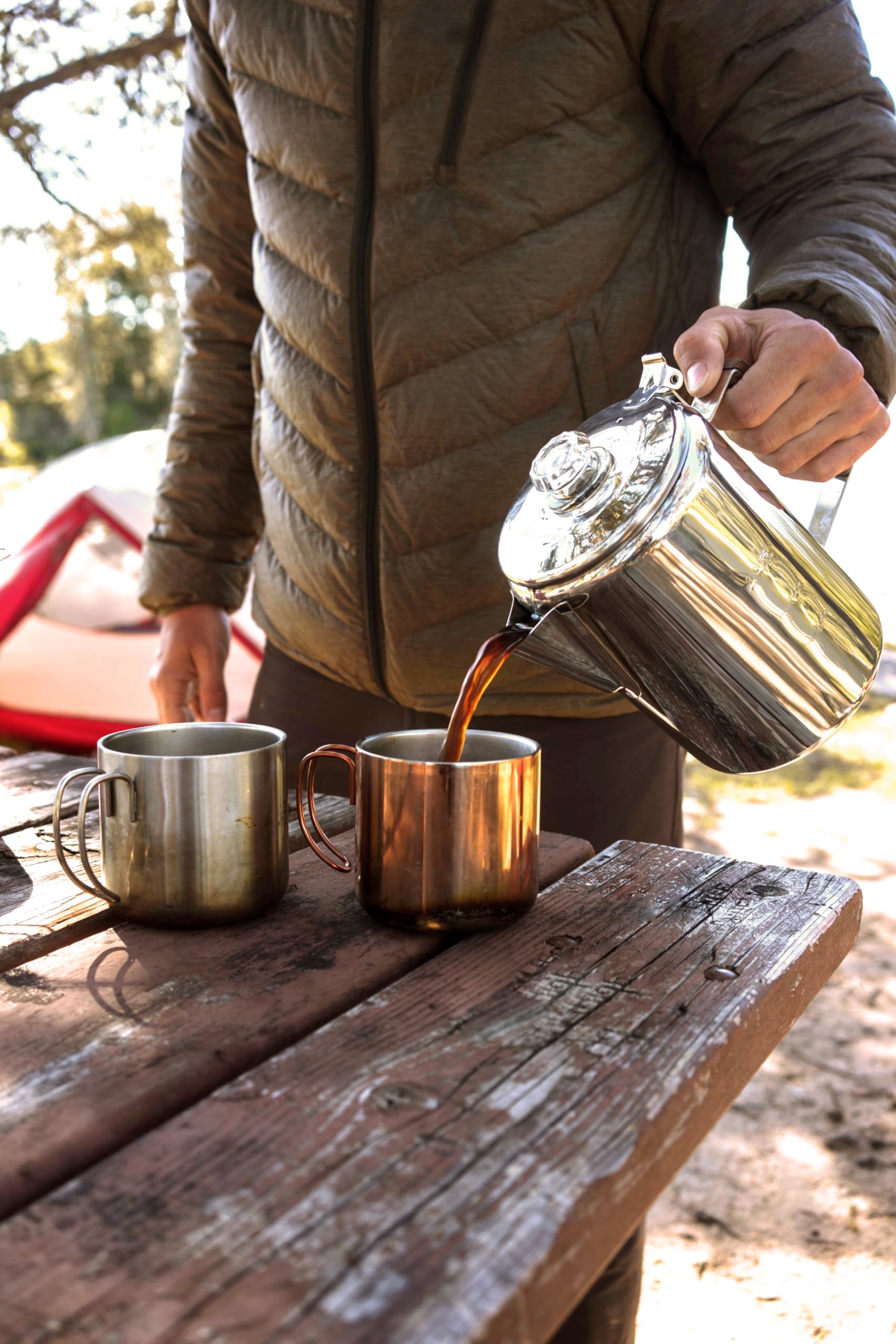 Coghlan's compact, portable pot ideal for stovetops or campfires
