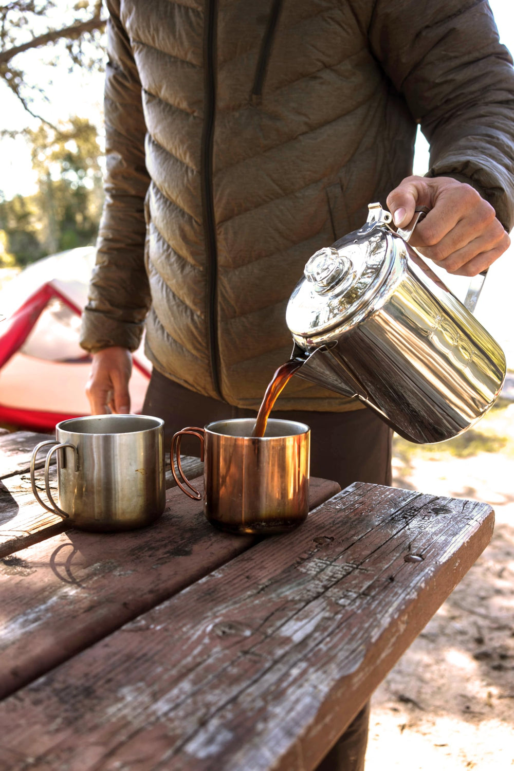 Coghlan's compact, portable pot ideal for stovetops or campfires