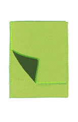 Coghlan's Cooling Towel activation: dampen and snap for cooling relief outdoors