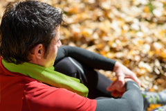 Durable polyester Coghlan's Cooling Towel built for repeated outdoor use