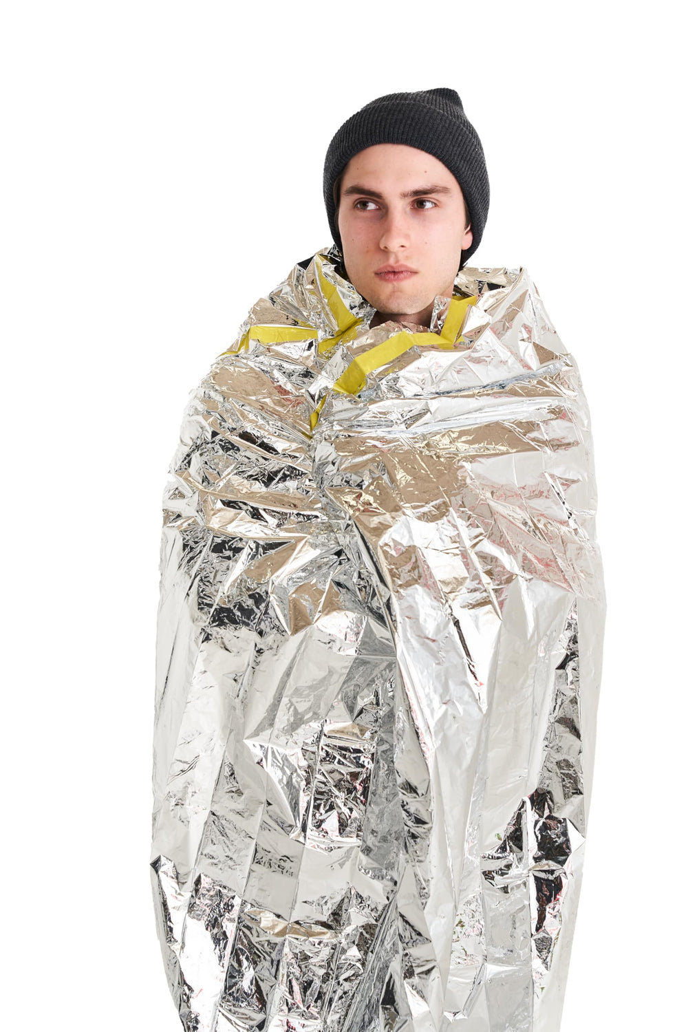 Coghlan's Emergency Bivvy windproof waterproof shelter protects outdoors during storms.