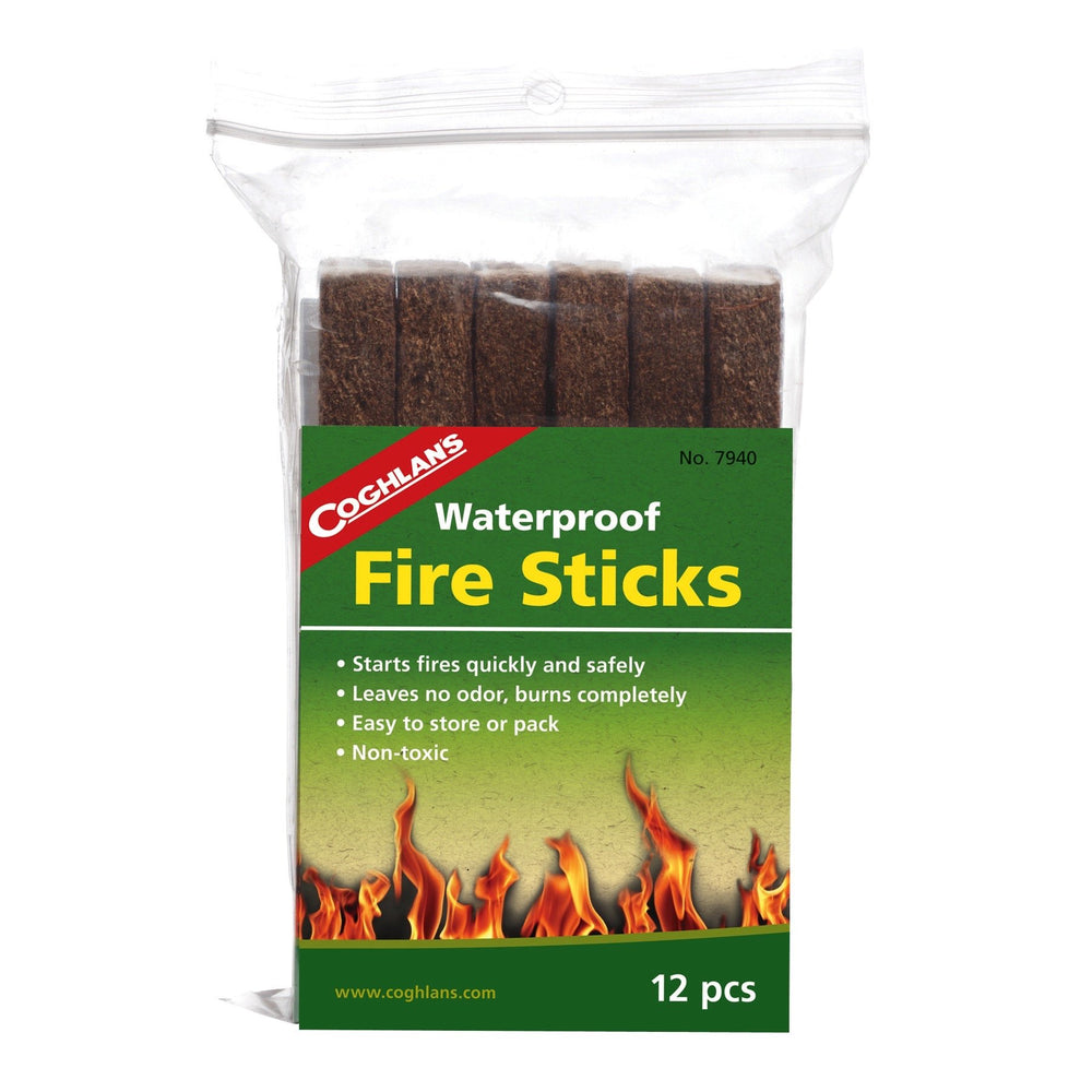 Coghlan's Fire Stick 5in side view, compact ignition for camping and grilling.