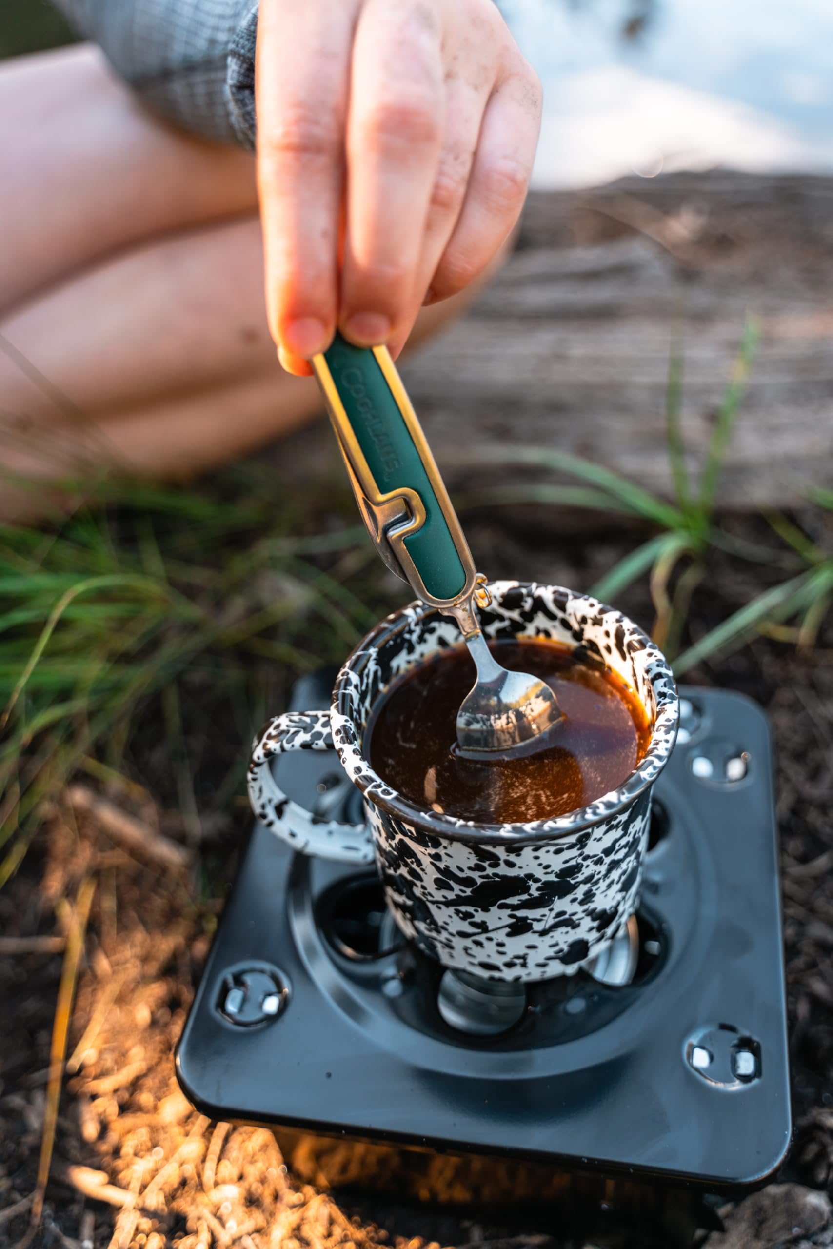 Coghlan's Folding Cutlery Set backpacking-essentials: versatile for trips.
