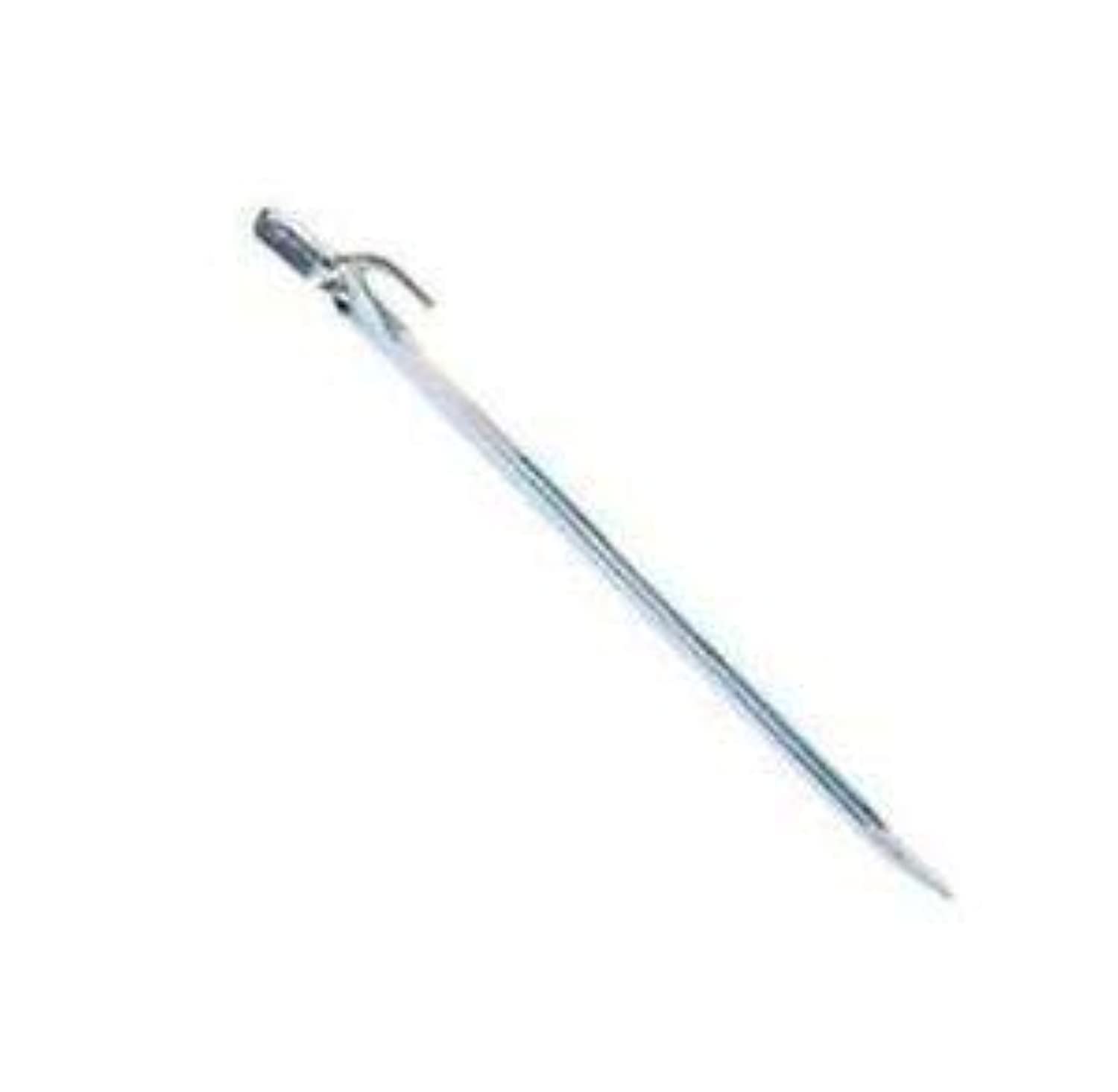 Coghlan's sharp tip penetrates gravel and soil with less effort