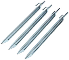 Coghlan's 12-inch steel tent stake with tapered tip for hard ground