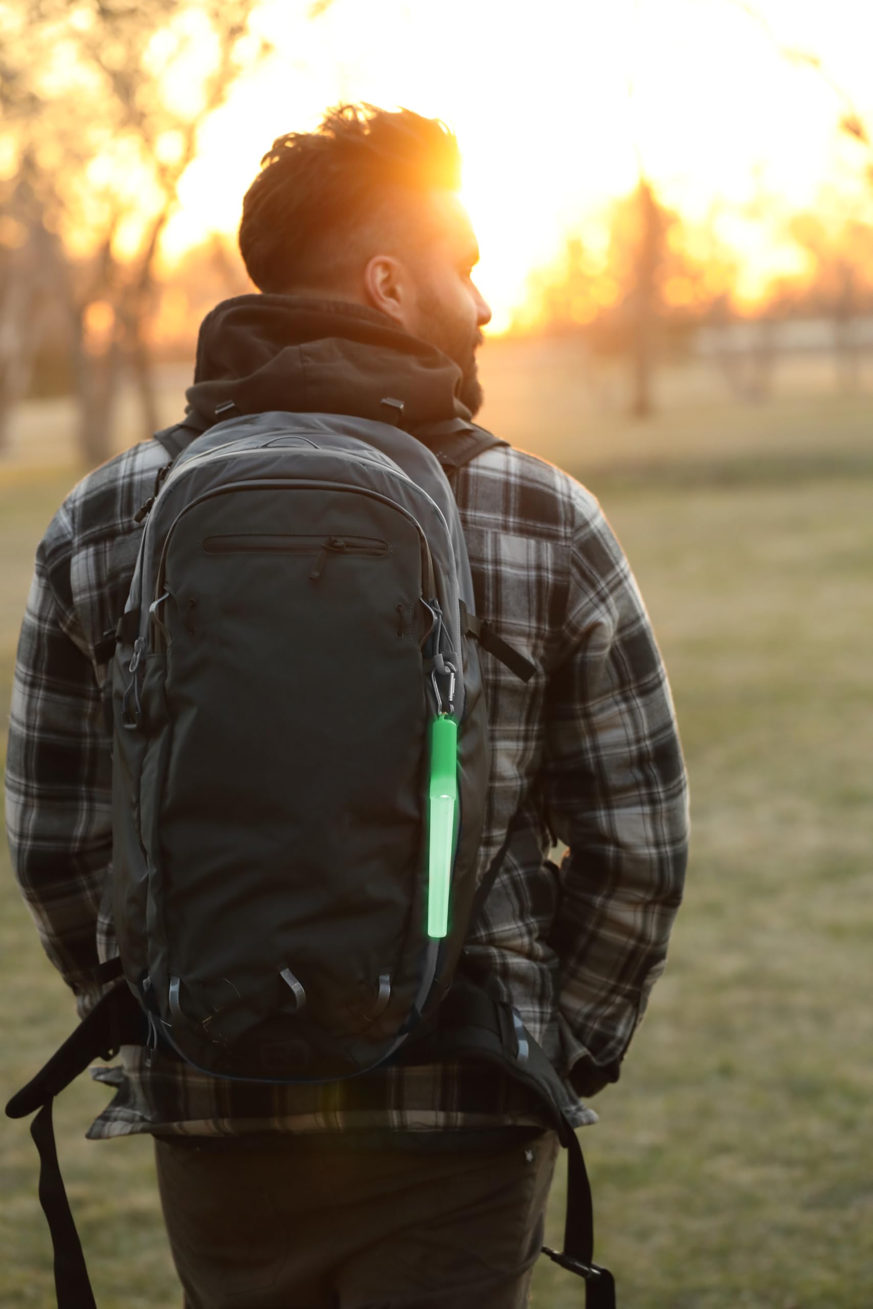 Coghlan's LED Lightstick Green pocket-size design for travel.