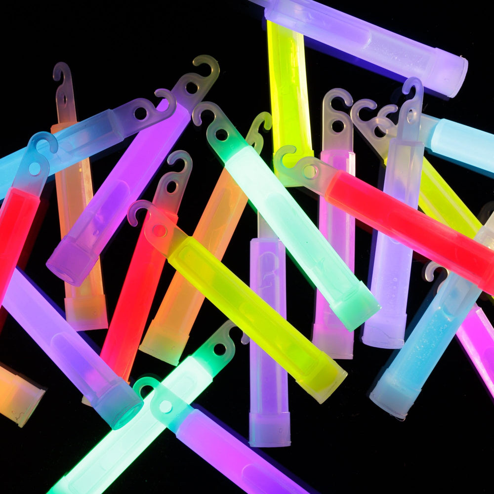 Coghlan's glow sticks close-up highlighting vibrant colors for group activities