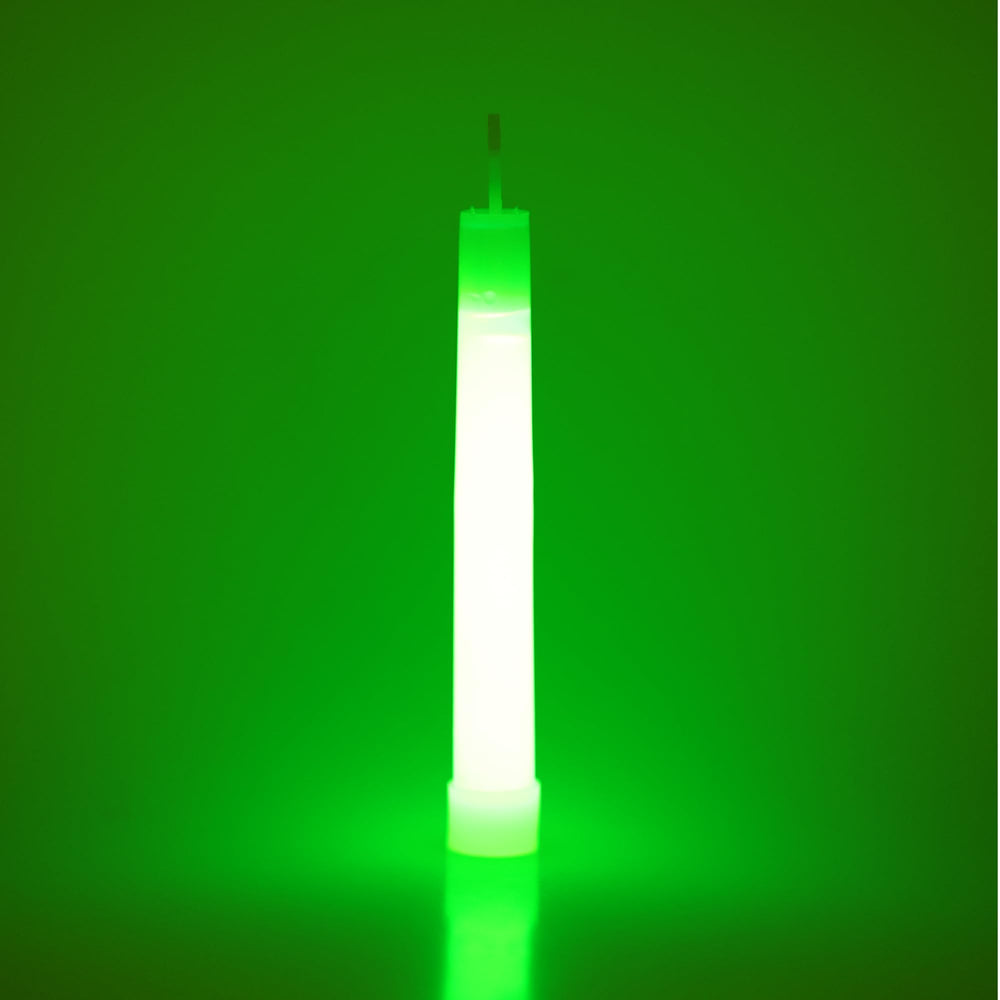 Coghlan's Lightsticks glow up to 12 hours with bright green light at night.