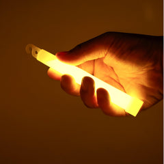 Coghlan's Lightsticks with attached lanyard for hands-free lighting at night.