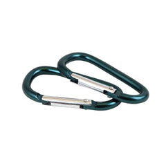 Coghlan's mini carabiner 6mm backpack clip keeps water bottle and tools within reach.