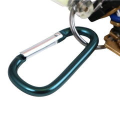 Coghlan's mini carabiner 6mm spring-loaded gate enables quick secure attachment.