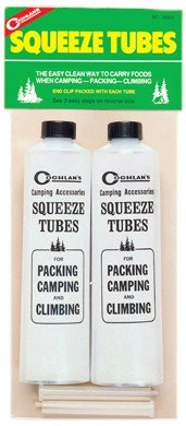 Coghlan's squeeze tubes in bulk for DIY mixes and travel-friendly storage