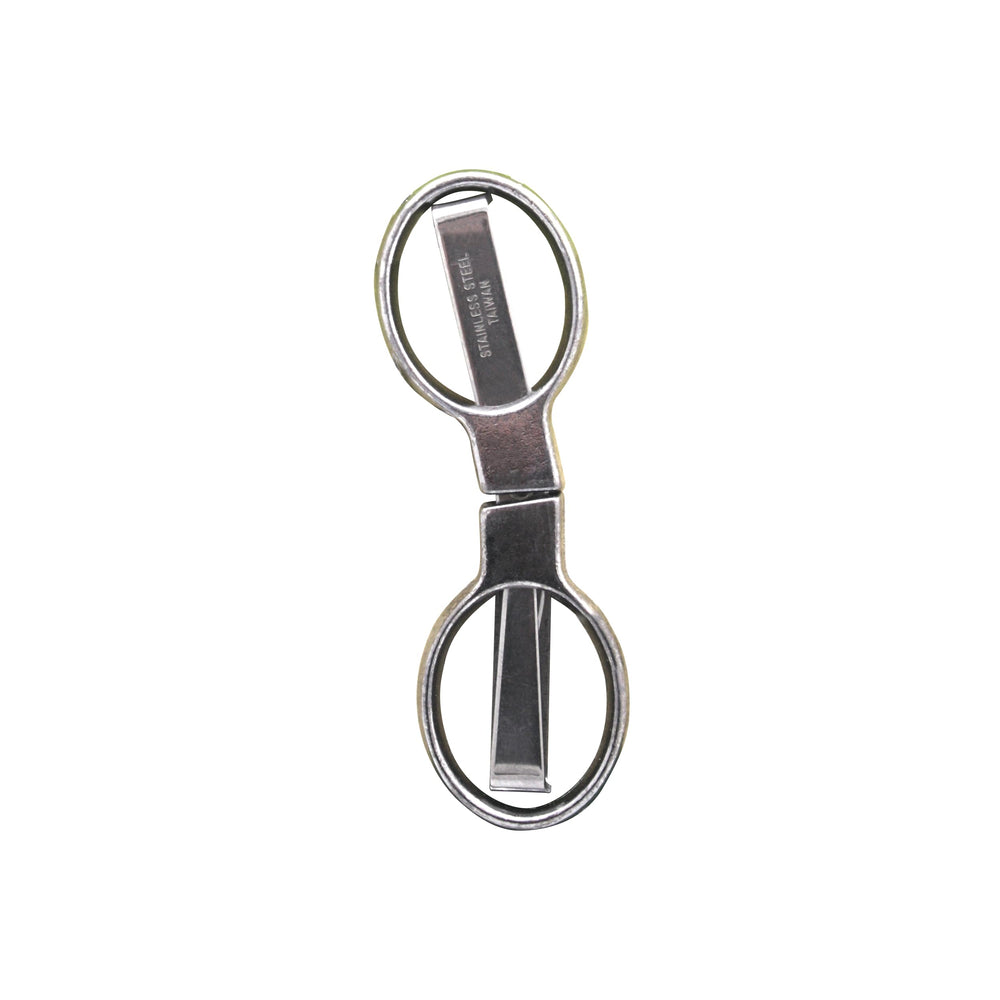 Coghlan's folding scissors blade detail shows sharp stainless steel blades for precise cuts