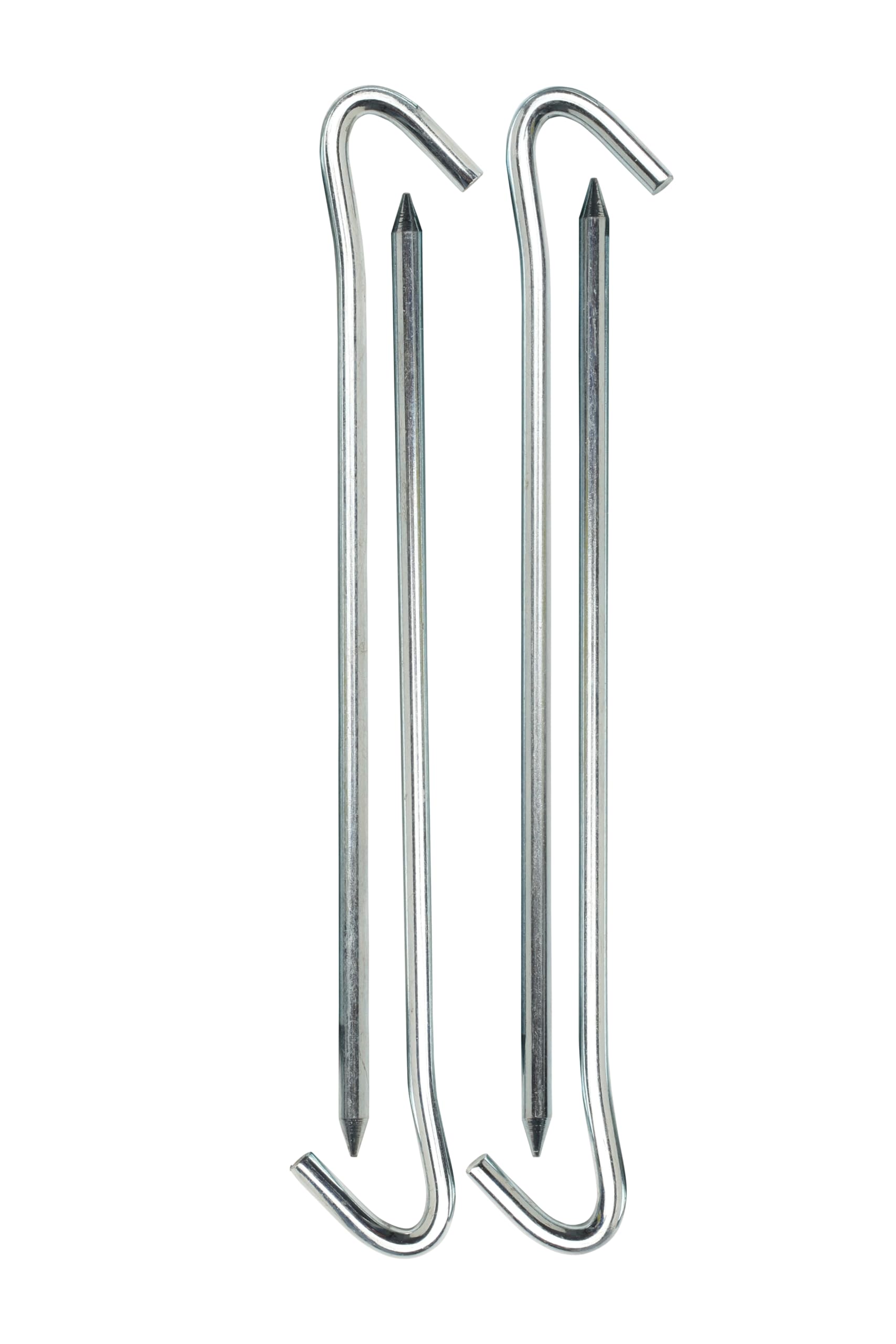 Coghlan's steel tent pegs 7in 4pack provide stable anchoring on uneven ground.