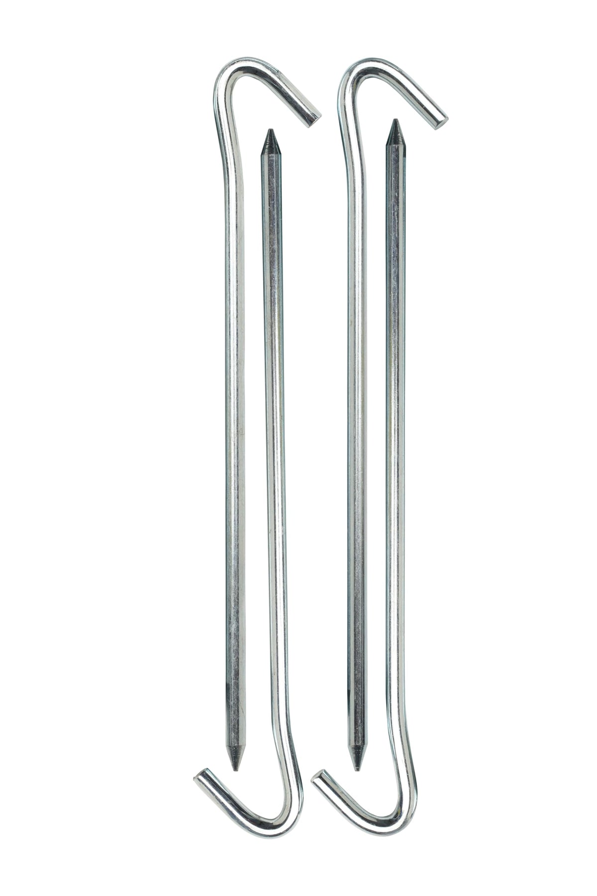Coghlan's steel tent pegs 7in 4pack provide stable anchoring on uneven ground.
