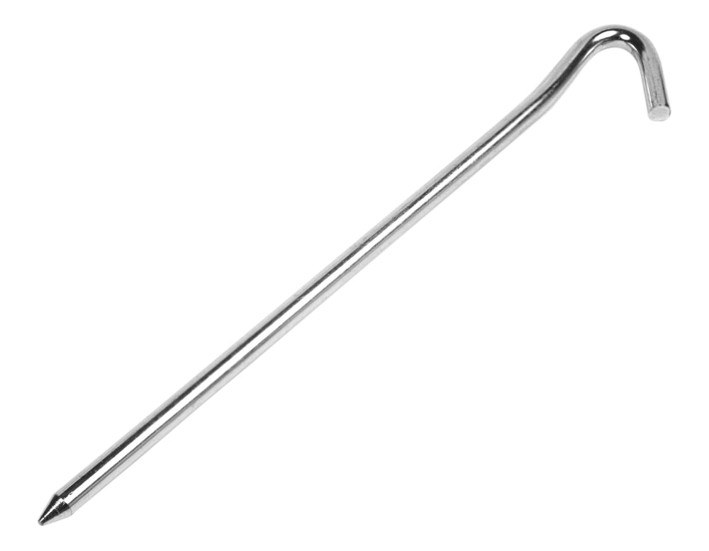 Coghlan's steel tent pegs hook 1inch simplify guylines attachment.