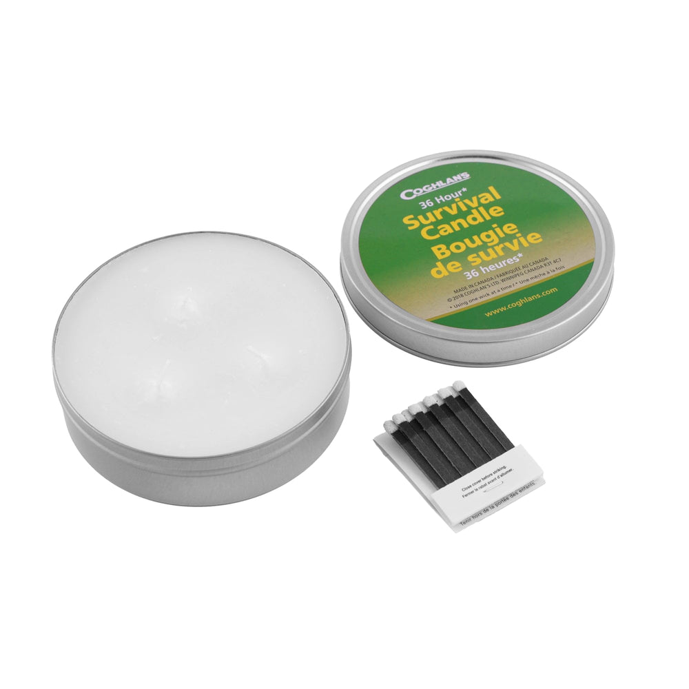 Coghlan's candle offers up to 36 hours of burn time