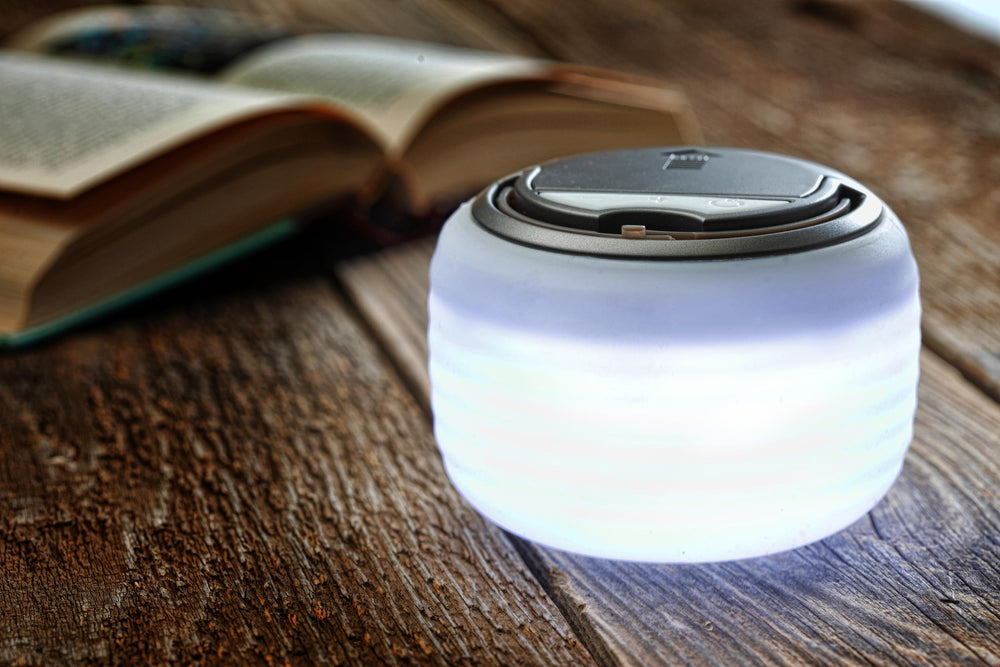 Coghlan's Tent Light in-use at campsite provides ambient 360° glow