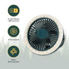 Coghlan's USB-C rechargeable battery powers off-grid cooling on outdoor trips.