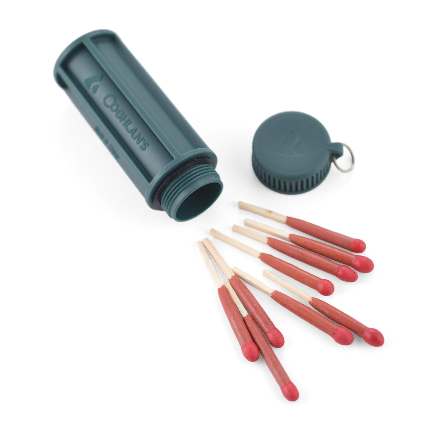 Coghlan's waterproof match box ideal for backpacking and car camping adventures