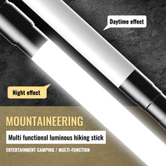 CoIerina aluminum alloy hiking stick construction ensures lightweight durability.