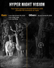 Cokque trail camera no glow night vision delivers discreet nighttime footage for nocturnal subjects