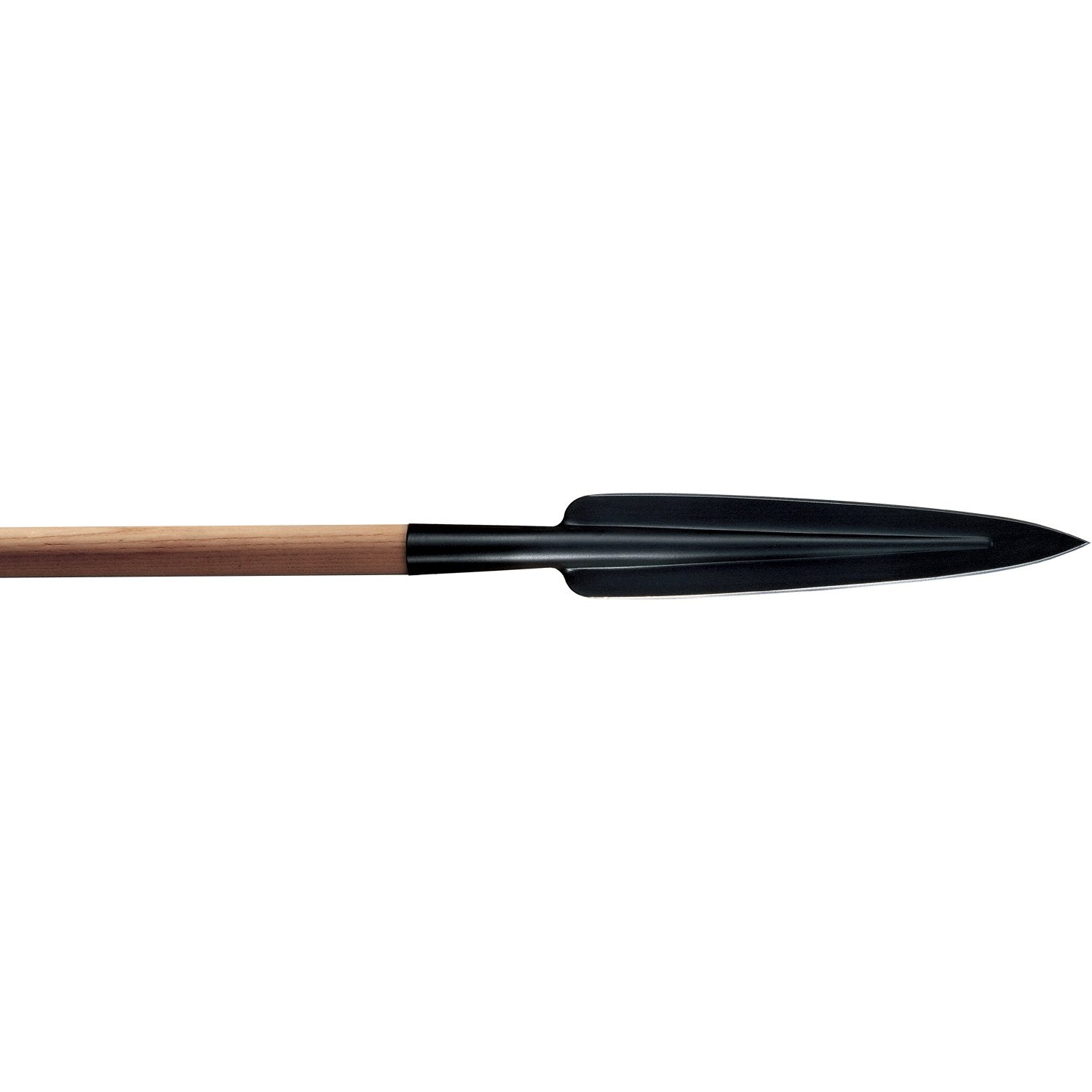 Cold Steel Assegai spear with sheath ready for transport and deployment.