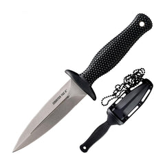 Cold Steel Counter TAC II boot knife with AUS8A 3-3/8 inch blade and stonewash finish