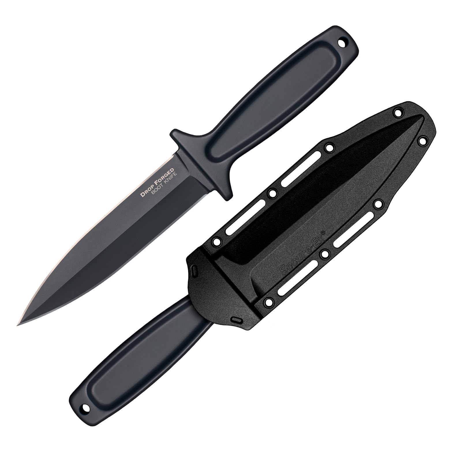 Cold Steel Drop Forged Boot Knife assembly with fixed blade