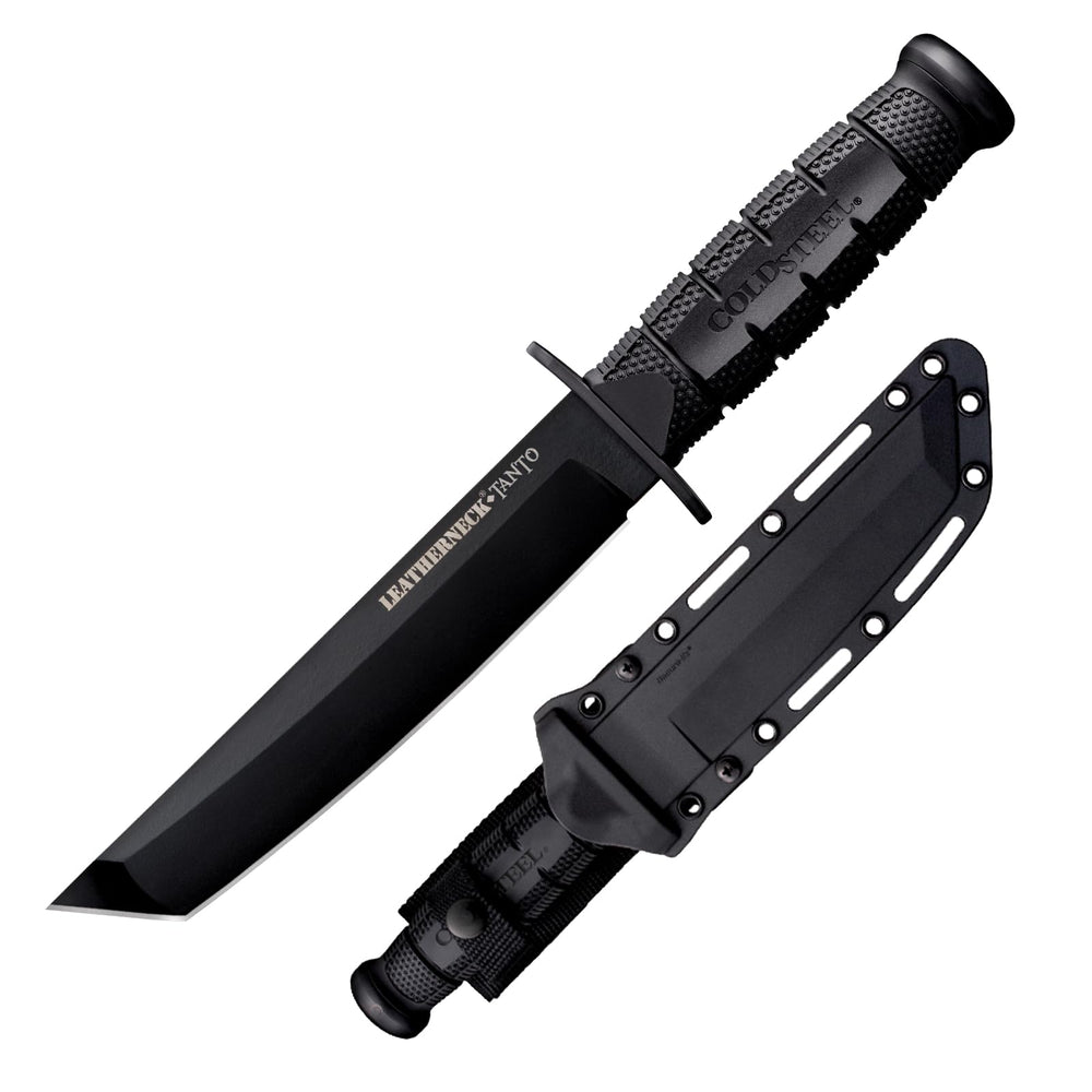 Cold Steel Leatherneck Tanto fixed blade knife with 7 inch German D2 blade