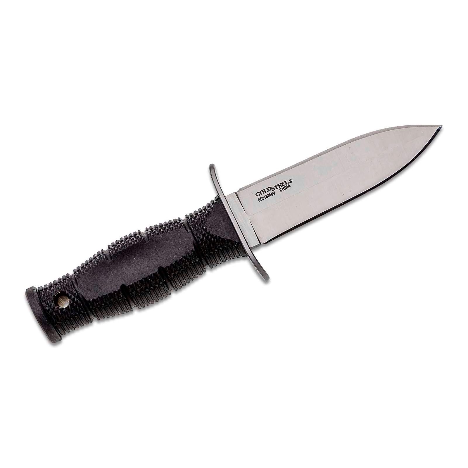 Stainless steel guard with broad quillons