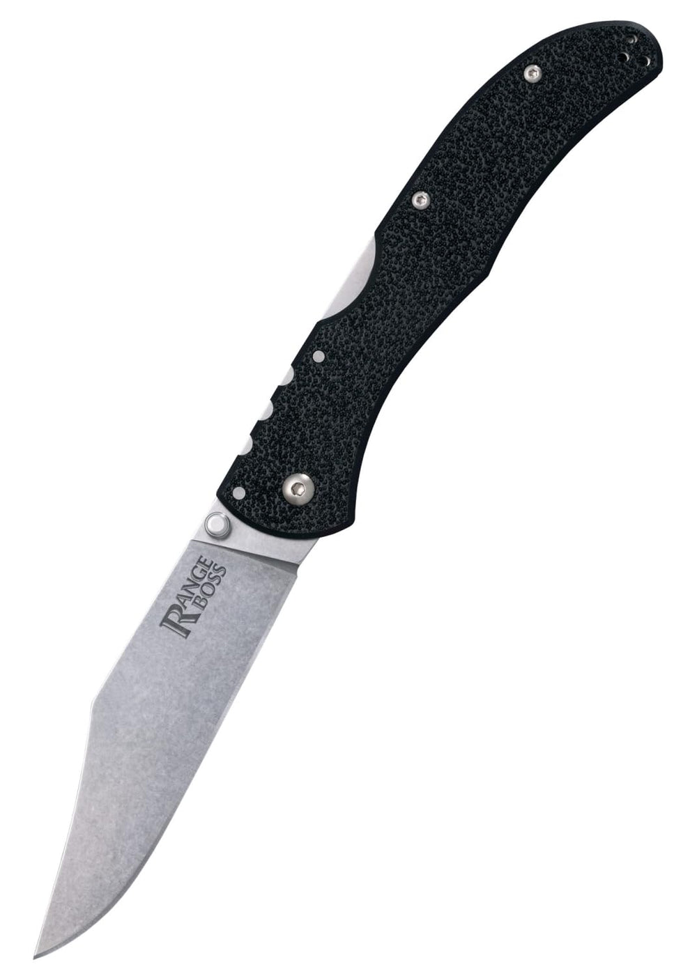 Cold Steel Range Boss knife with black handle and 9-1-4 inch overall length