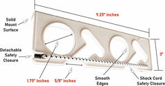 ColdTuna Ultimate 4 Rod Sitter wall mount keeps fishing rods neatly stored and accessible.