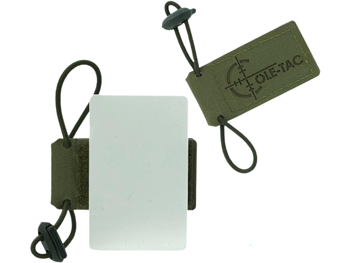 Cole-TAC Cheat Sheet V2 mounted on a scope enables quick DOPE access for faster field decisions.
