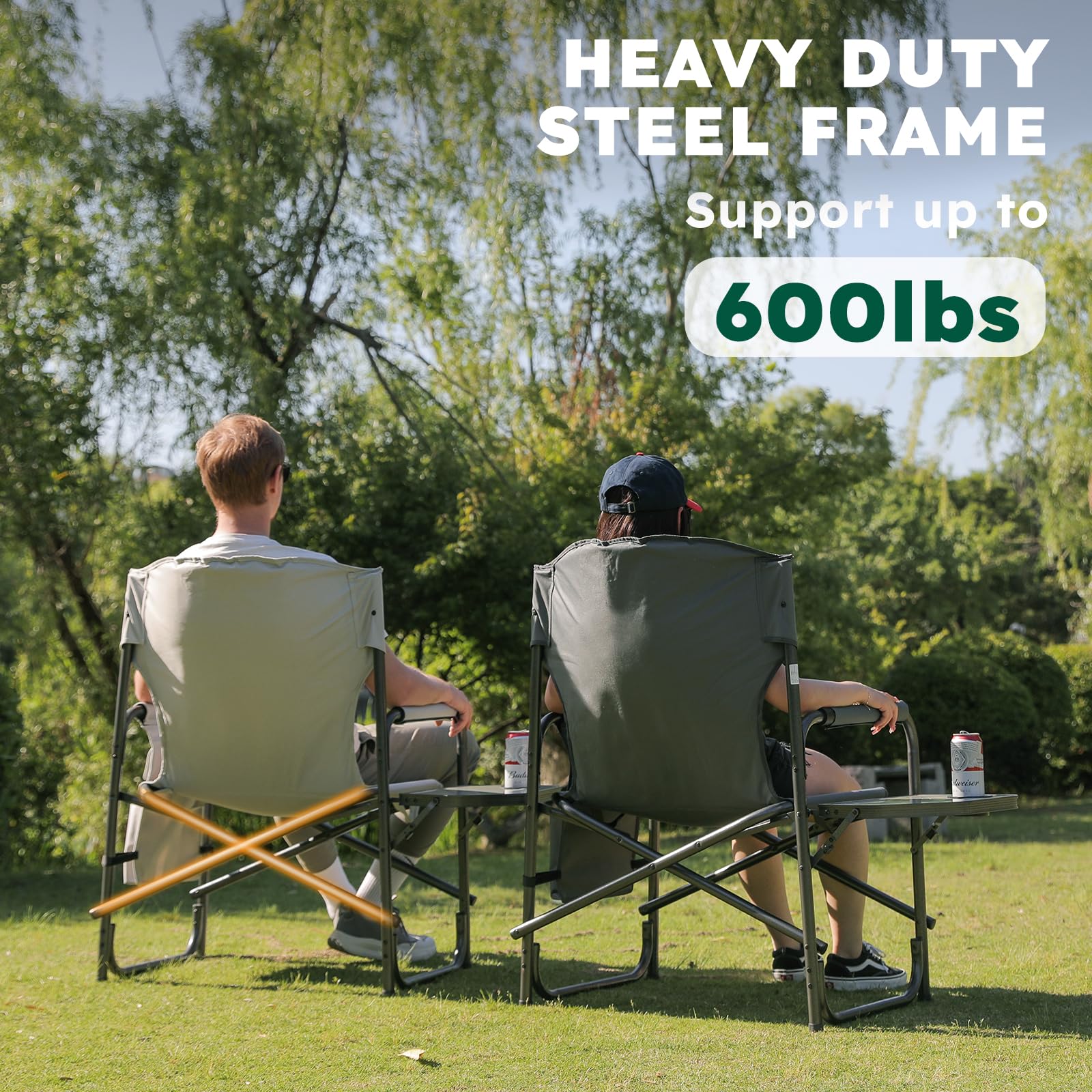 Colegence chair supports up to 600 lbs with rugged steel frame.