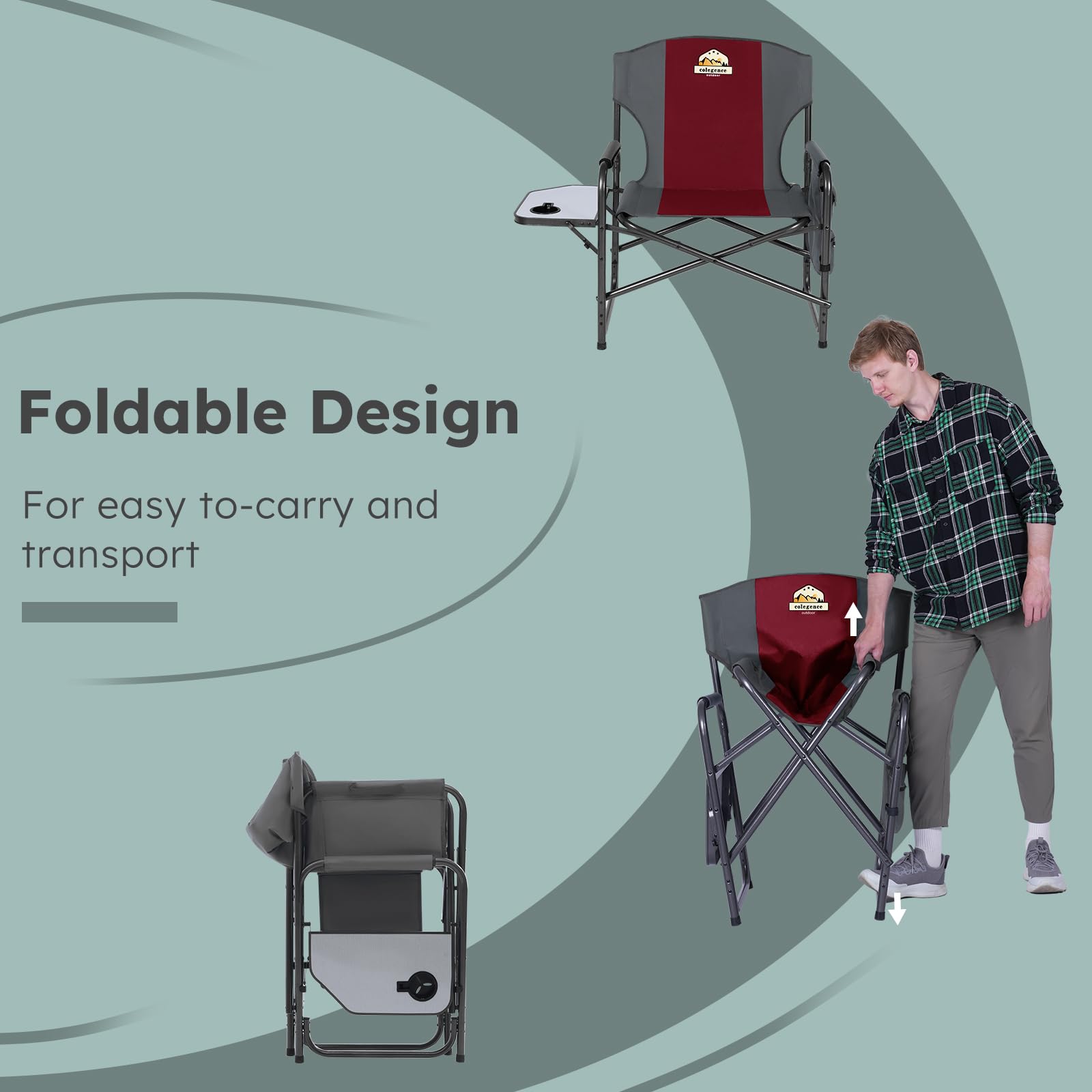 Colegence chair cushioned seat and back padding for comfort.