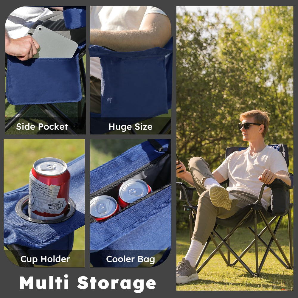 Colegence chair uses 600D Oxford fabric for durability.