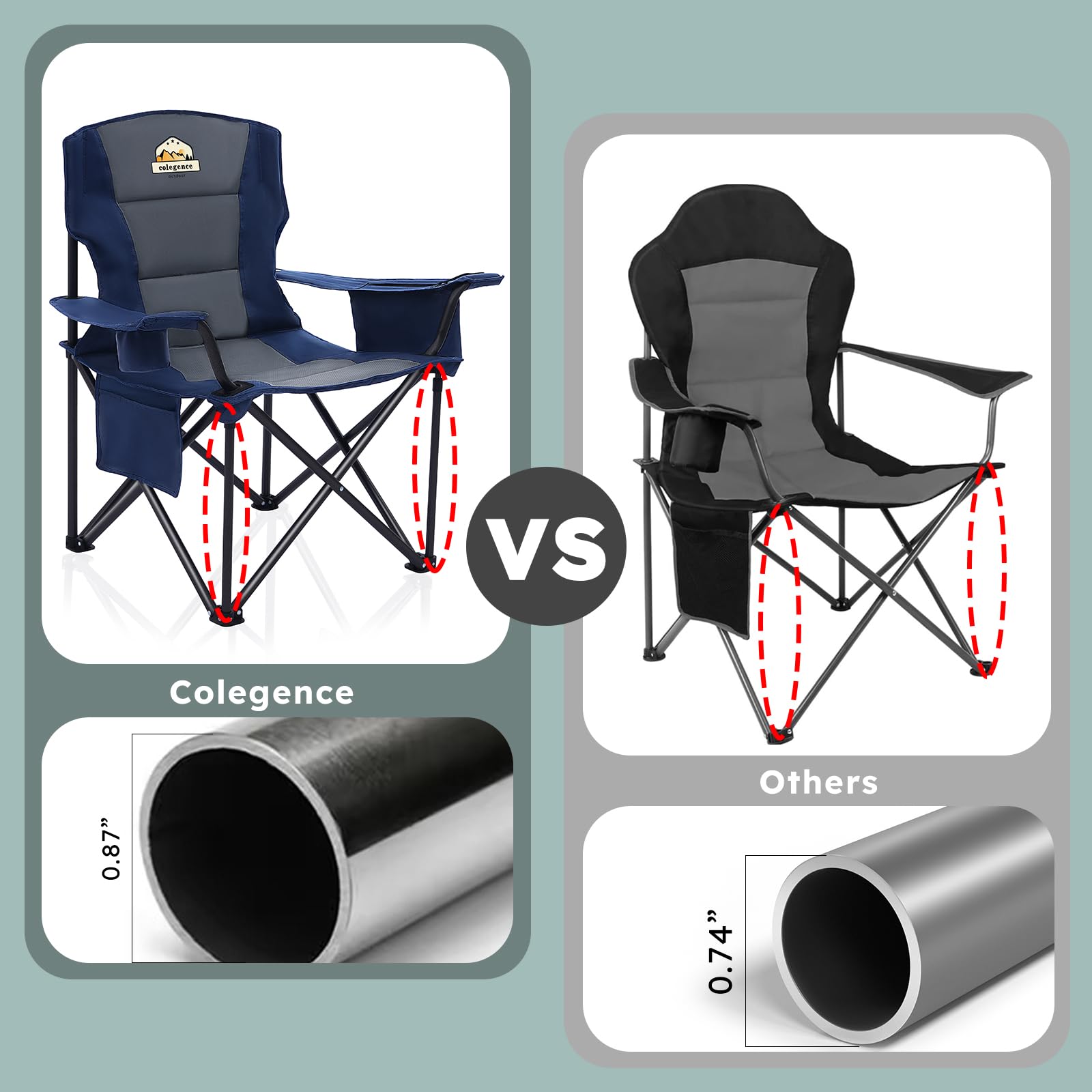 Colegence chair with cup holder keeps drinks within reach.