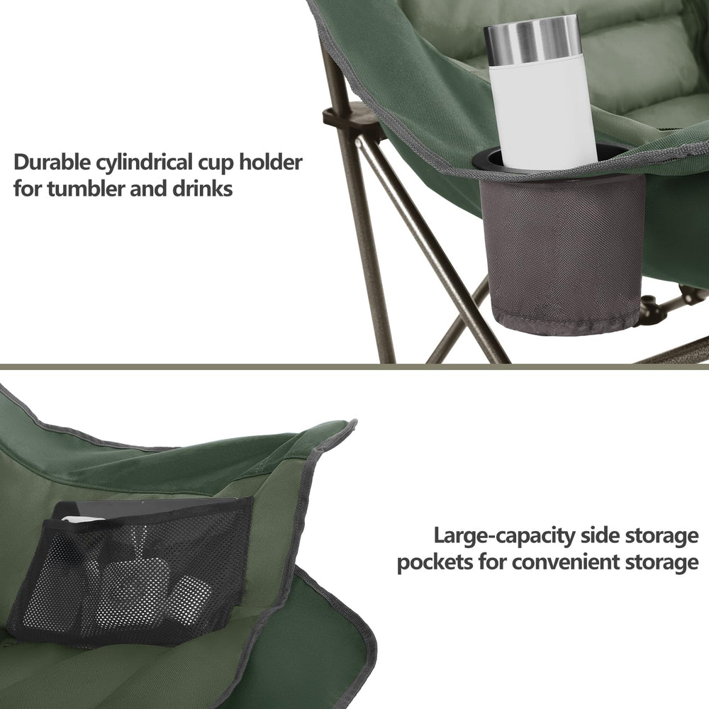 Colegence strong steel supports feel rugged, ensuring lasting performance outside.