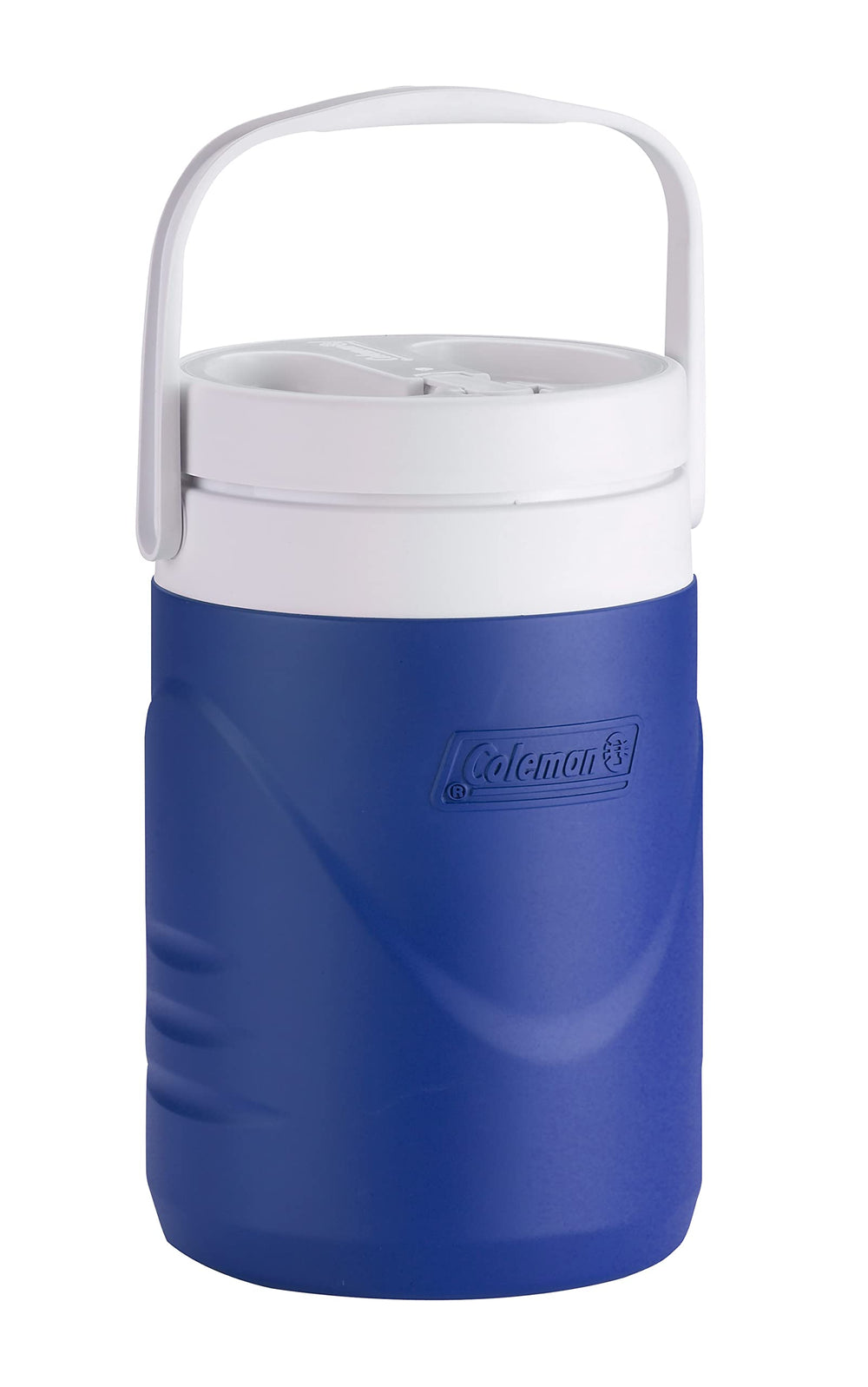 Coleman 1-Gallon Water Jug with handle and spigot for easy outdoor hydration.
